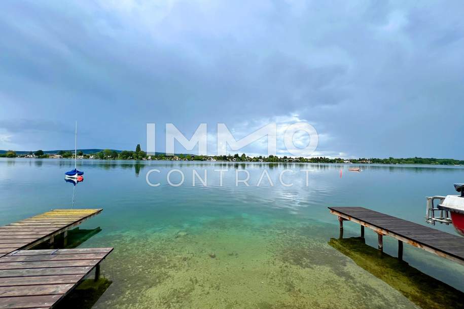 BADEHAUS mit PRIVATSTEG Superädifikat am Neufelder See I > Uferparzelle < NEUE PREISGESTALTUNG!, Haus-kauf, 7053 Eisenstadt-Umgebung