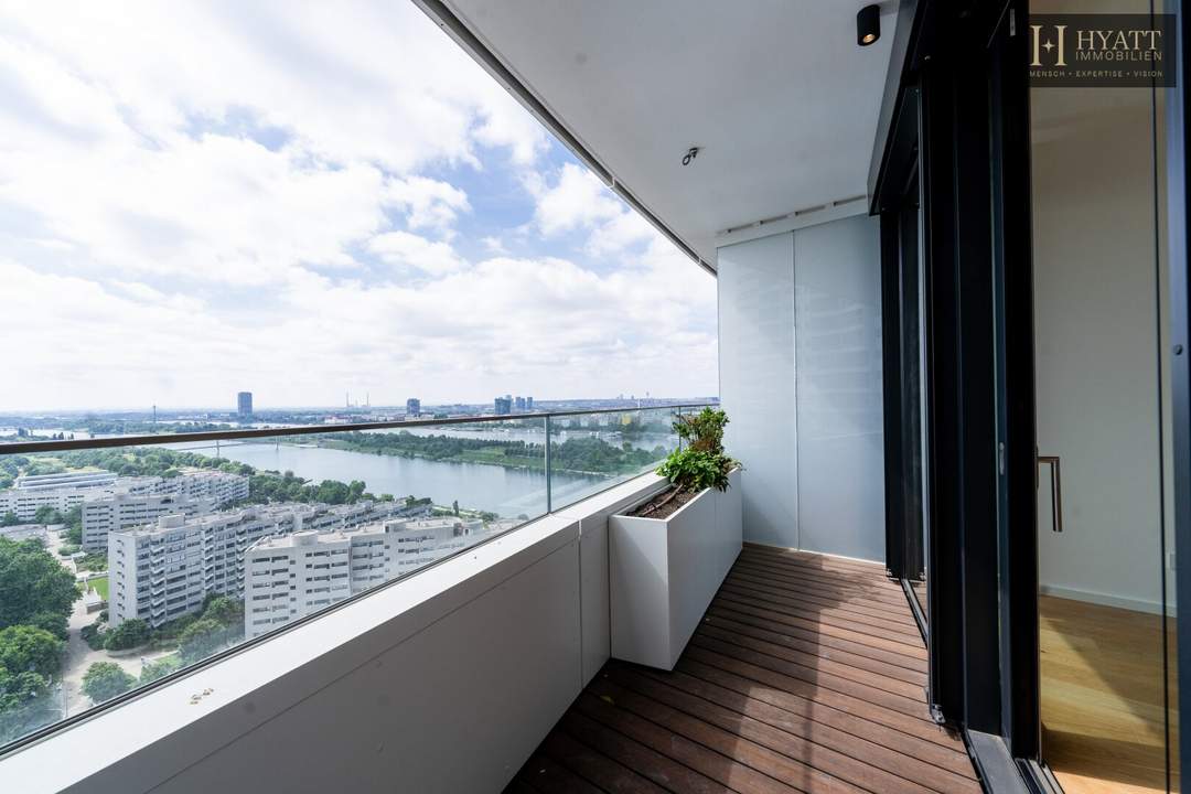 Danubeflats – Österreichs höchstes Wohnhochhaus mit atemberaubendem Ausblick, exklusivem Spa und urbanem Luxus direkt an der Neuen Donau