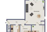 3-Zimmer-Wohnung mit 2 Balkonen