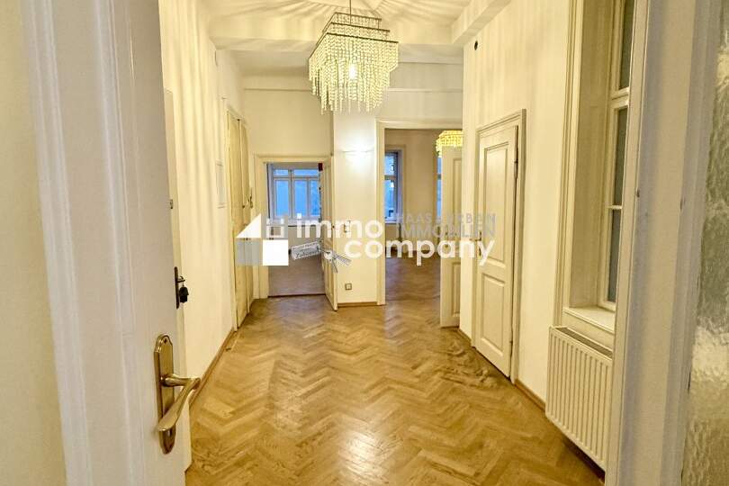 Klimatisierte 4,5-Zimmer-Altbauwohnung in zentraler Lage nahe Alois-Drasche-Park, Wohnung-kauf, 635.000,€, 1040 Wien 4., Wieden