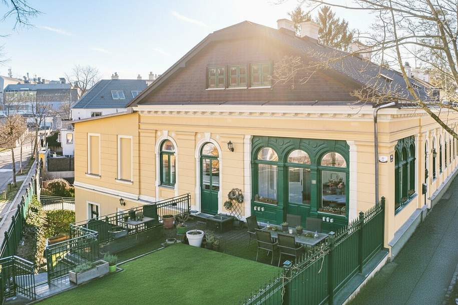 Ein Anwesen – viele Möglichkeiten: Kernsanierte Jahrhundertwendevilla mit Indoorpool für luxuriöses Wohnen und Arbeiten, Haus-kauf, 1.980.000,€, 1140 Wien 14., Penzing