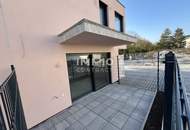 Ein Haus mit Blick zur Burg Kreuzenstein