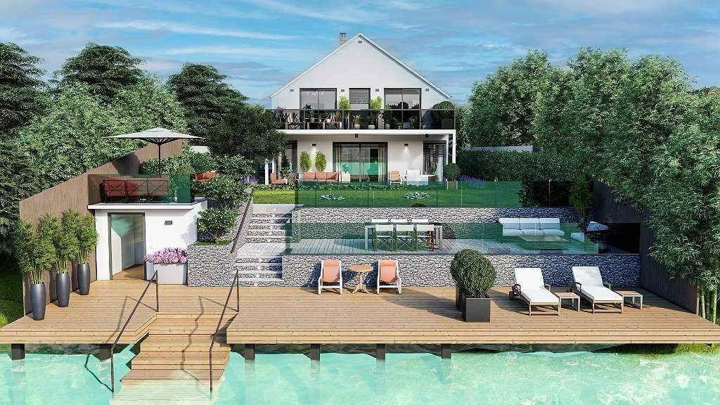 Grundstück direkt am See in Baden mit Baubewilligung