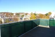 1190! Entzückendes, voll möbliertes DG mit zwei Terrassen und Tiefgaragenplatz!