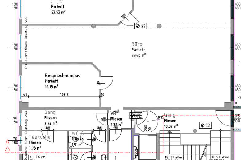 Top Büro oder Ordination nahe U1 Kagraner Platz zu leistbarer Miete!, Gewerbeobjekt-miete, 3.136,37,€, 1220 Wien 22., Donaustadt