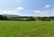 Wohnen im Grünen &amp; doch stadtnah! 796m² Baugrund mit traumhaftem Ausblick in ruhiger/grüner Lage!