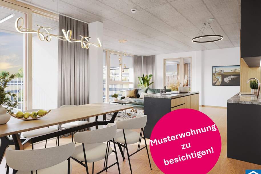 Zum Anlegerpreis: UNIKAT FÜR FREIGEISTER – VILLAGE IM DRITTEN, Wohnung-kauf, 320.000,€, 1030 Wien 3., Landstraße