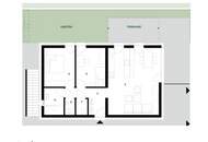 Gleisdorf-Zentrum: Honorarfreie Erstbezugswohnung mit großer Terrasse, Garten und Parkdeck. Willkommen zuhause im GREEN SIDE.