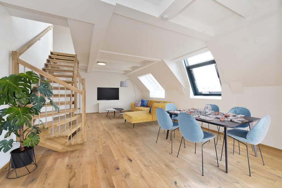 Traumhafte Dachgeschoßwohnung, Erstbezug! – Modern, großzügig und U-Bahn-nah!, Wohnung-miete, 2.249,51,€, 1100 Wien 10., Favoriten