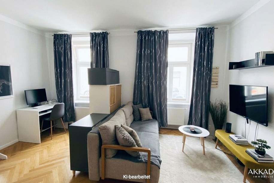 Modernisierte 39 m² Wohnung – einziehen & wohlfühlen | Kurzzeitvermietung möglich, Wohnung-kauf, 210.000,€, 1150 Wien 15., Rudolfsheim-Fünfhaus