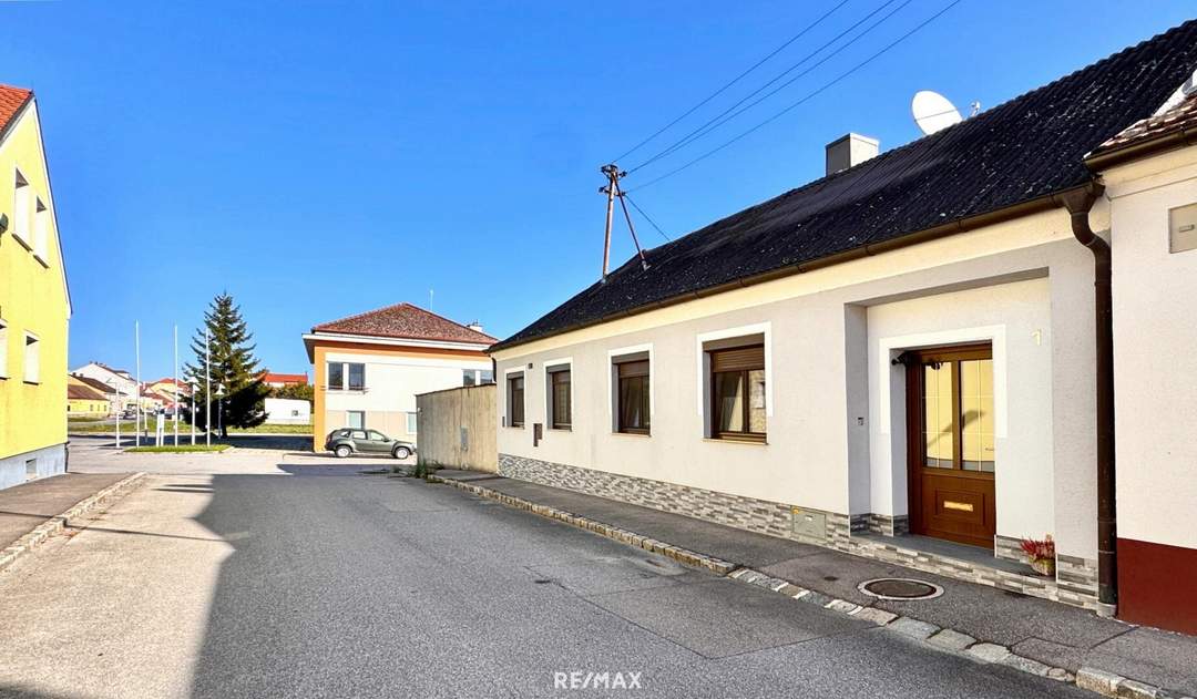 Gepflegtes Haus mit uneinsehbarem Garten