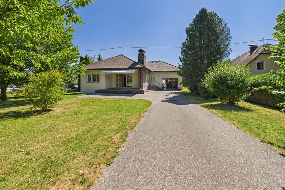 Wohnen mit Weitblick – Bungalow mit Charme und großem 2.000m² Garten in Wimpassing 6, St. Andrä, Haus-kauf, 399.000,€, 9433 Wolfsberg