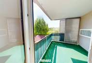Loggia-Wohnung im 1. Liftstock mit Grünblick in Kaiserebersdorf beim Leberberg
