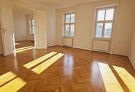 ROCHUSMARKT-NÄHE, sonnige 103 m2 Altbau, 3 Zimmer, WG-geeignet, Küche, Wannenbad, Parketten, Geusaugasse