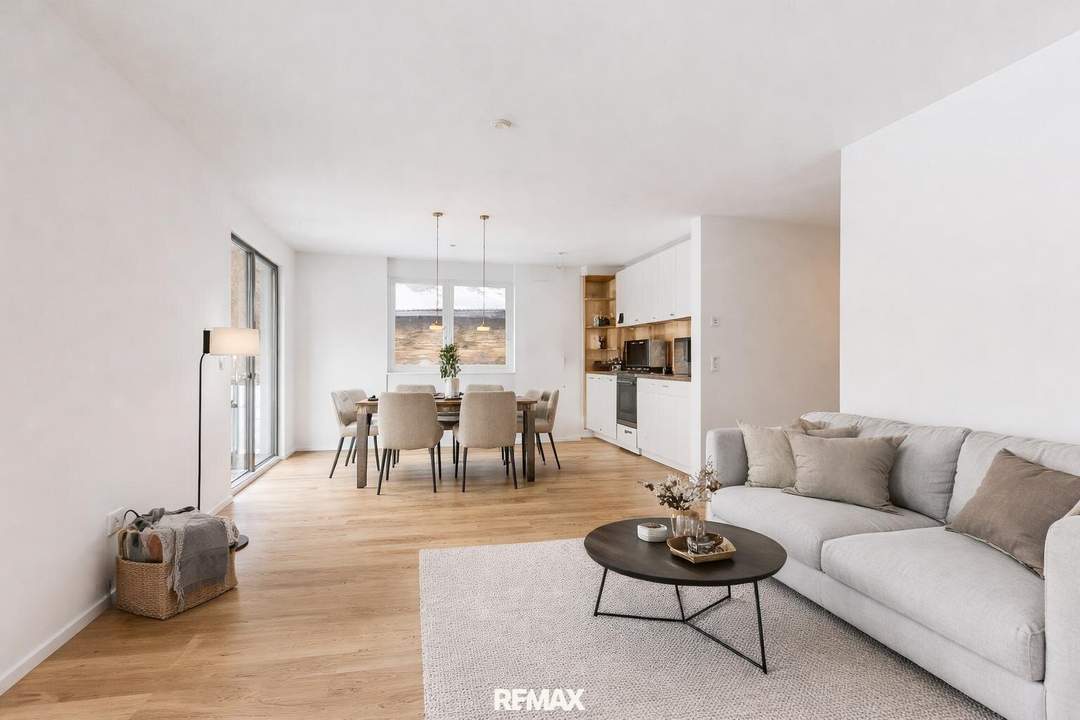 Erstbezug – Stilvolle 3-Zimmer-Neubauwohnung mit Balkon!