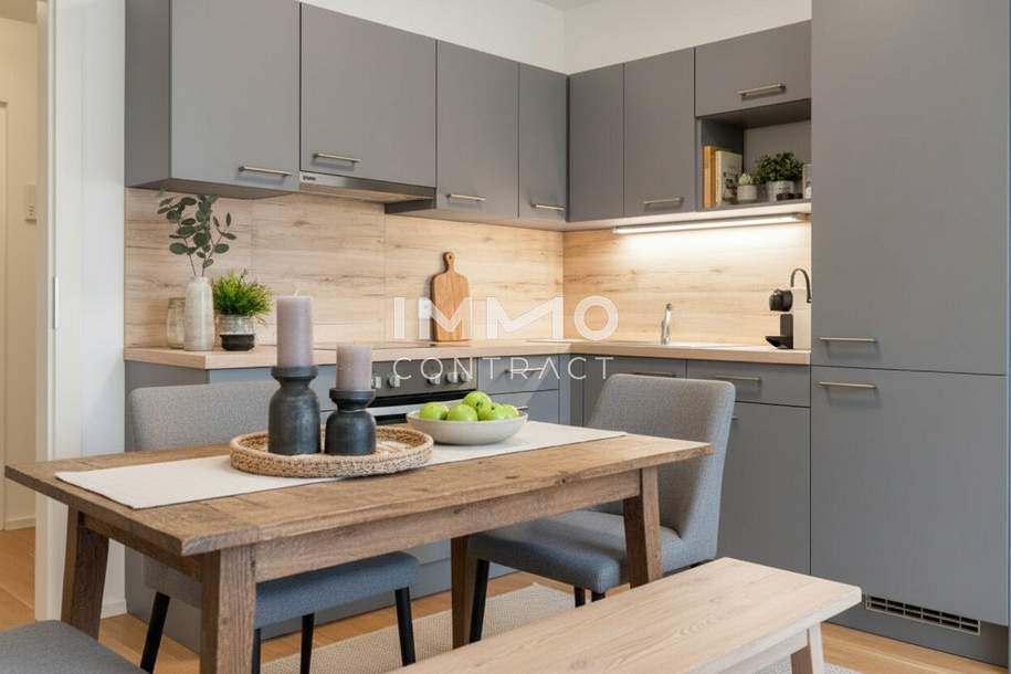 Sonnige 2-Zimmer-Wohnung mit Terrasse im 1. DG - Erstbezug und provisionsfrei, Wohnung-kauf, 292.500,€, 1100 Wien 10., Favoriten