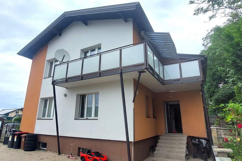 200m² Wohnfläche-Einfamilienhaus, 2 Wohneinheiten mit Grünblick &amp; Garten in Ruhelage, Haus-kauf, 395.000,€, 7201 Mattersburg