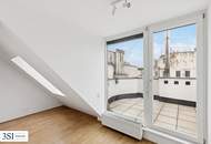 Schöne Dachgeschoss-Maisonette mit Terrasse in bester Lage des 3. Bezirks