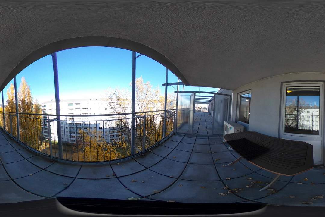 DG-Wohnung mit 2 Terrassen auf Wohnebene und phänomenalem Fernblick über Wien