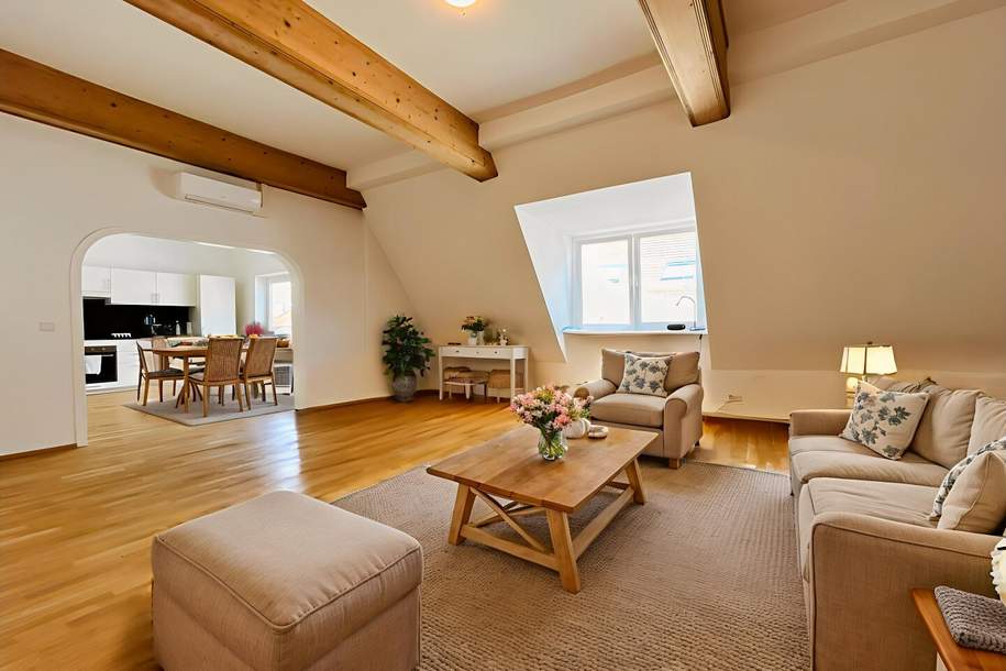UNBEFRISTET! Schönes 5-Zimmer DG mit Balkon ab September 2025! 1080!, Wohnung-miete, 3.784,28,€, 1080 Wien 8., Josefstadt