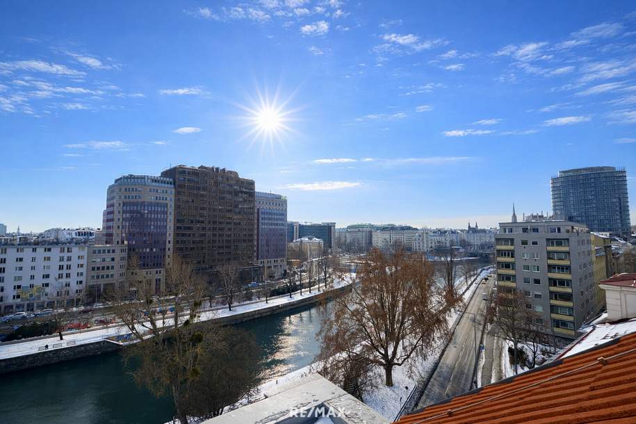 LUXUS PENTHOUSE MIT 2 TERRASSEN UND GRANDIOSEM CITY BLICK UND AUF DONAUKANAL, STEPHANSDOM, WIENER RIESENRAD, Wohnung-kauf, 1.420.000,€, 1020 Wien 2., Leopoldstadt