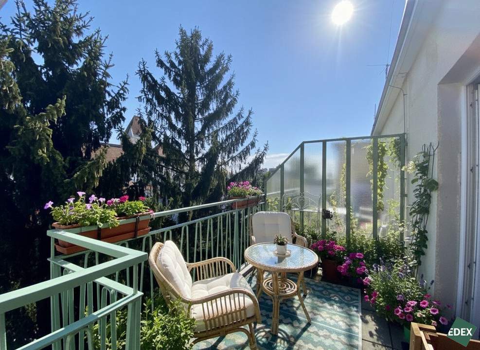 2-Zimmer-Wohnung mit zwei Balkonen in zentraler Ruhelage von Hietzing