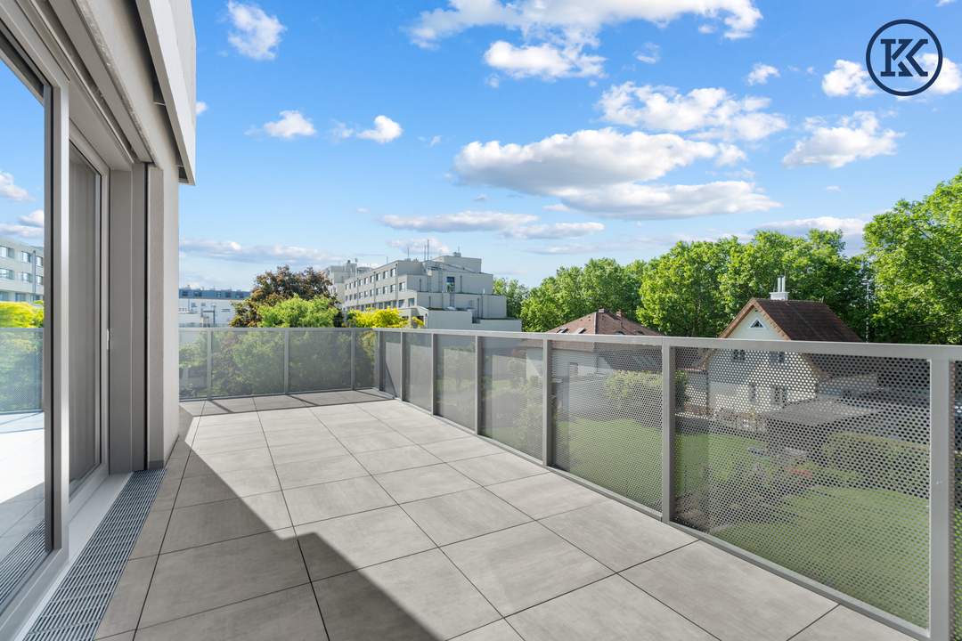 Erstbezug mit großer Terrasse &amp; Klimaanlage – moderne 2-Zimmer-Wohnung nahe der U2-Aspernstraße