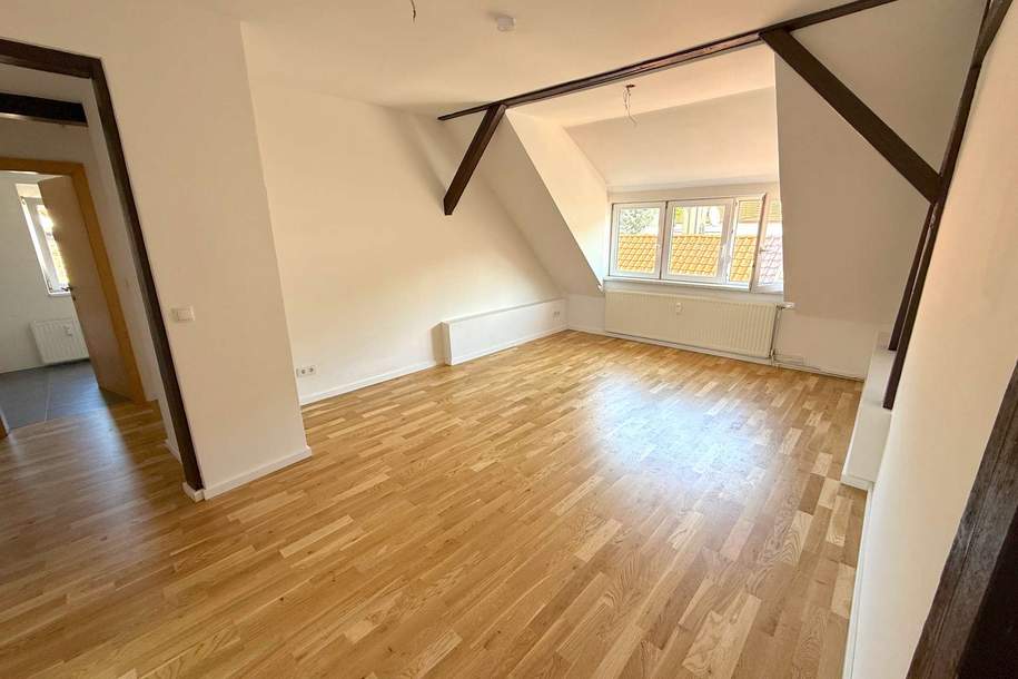 Ab Jänner verfügbar: Geräumige 3-Zimmer-Dachgeschosswohnung mit Einbauküche zu vermieten!, Wohnung-miete, 799,70,€, 9400 Wolfsberg