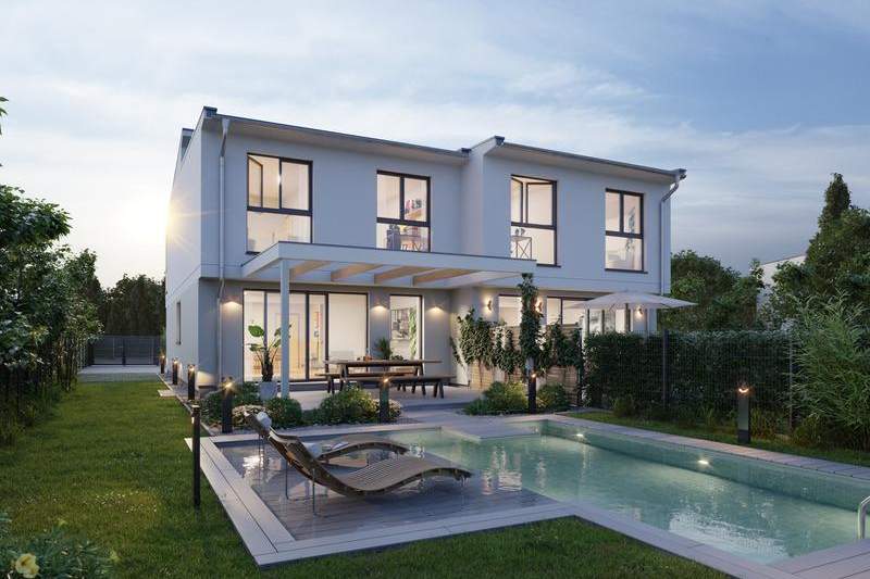 Einfamilienhaus in Strebersdorf | Fertigstellung 2024, Haus-kauf, 1.057.900,€, 1210 Wien 21., Floridsdorf