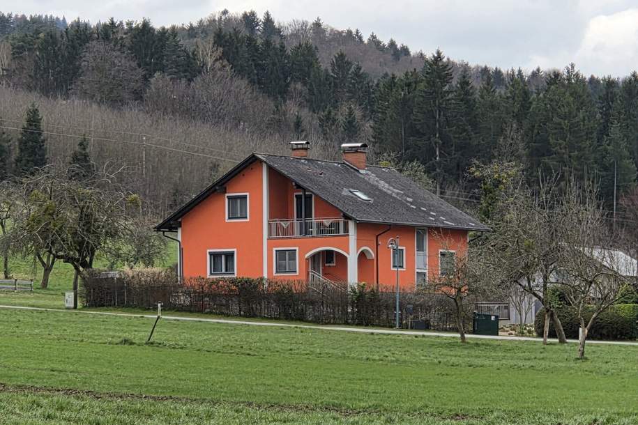 Sehr gepflegtes Wohnhaus mit separaten Nebengebäude und Langcarport in ländlicher und sonniger Sackgassenlage, Haus-kauf, 438.000,€, 8552 Deutschlandsberg