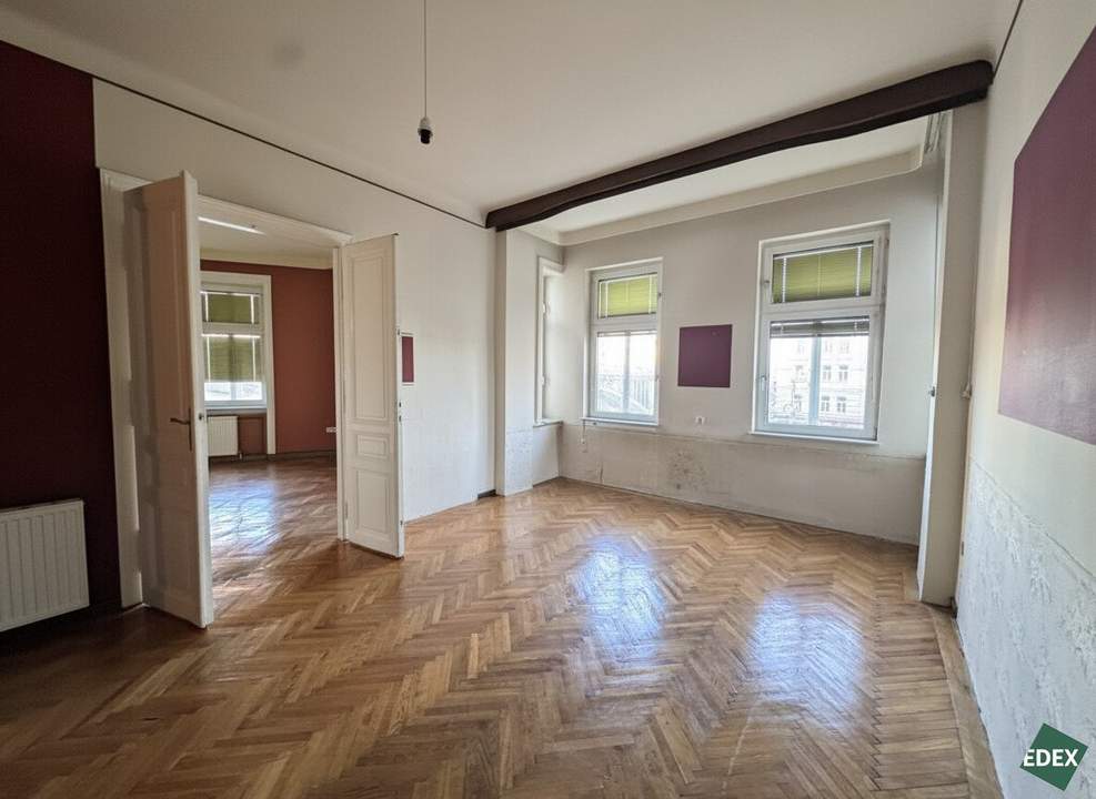 Sanierungsbedürftige 3-Zimmer Wohnung am Währinger Gürtel - nähe U6