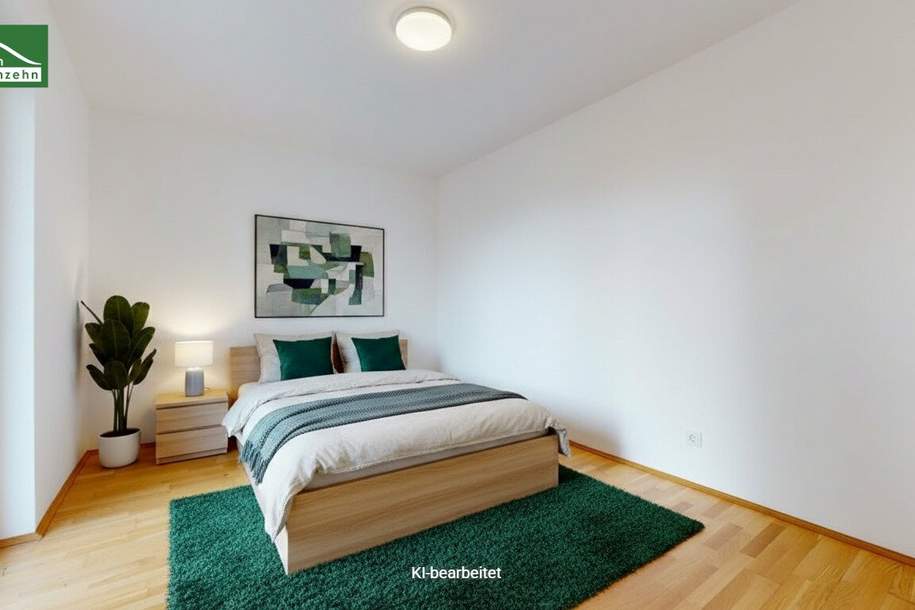 Genießen Sie das urbane Grazer Stadtleben! - Kompakte 2-Zimmer-Wohnung mit Balkon im Brauquartier!, Wohnung-miete, 599,76,€, 8055 Graz(Stadt)