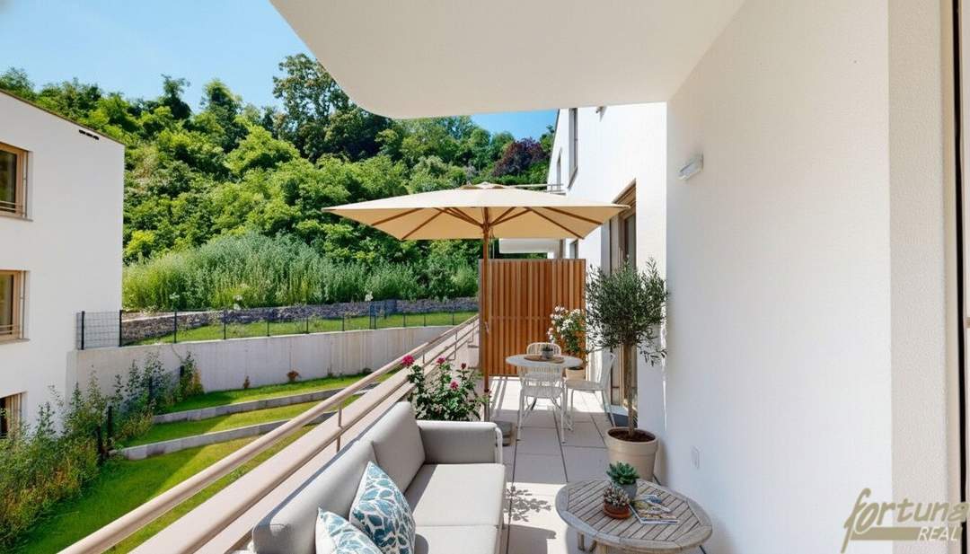 Ruhige 2-Zimmer-Wohnung mit großzügiger Südterrasse