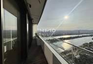 42. Etage: Möbliert - Gym, Pool und Wellnes: Den schönsten Ausblick mit Sonneuntergang auf Kahlenberg