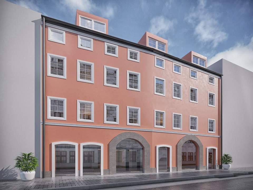 Kleine Anlegerwohnung in einer der prächtigsten Straßen der Braunauer Altstadt