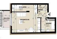 Kompakte 1,5-Zimmer-Wohnung mit Balkon & durchdachtem Grundriss