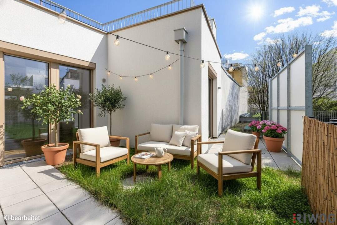 Gartenwohnung Nähe Alte Donau | Erstbezug | Komplett hofseitig | Fernwärme | TG-Stellplatz optional | Ideal für Anleger oder Eigennutzer | Nachhaltiges Projekt