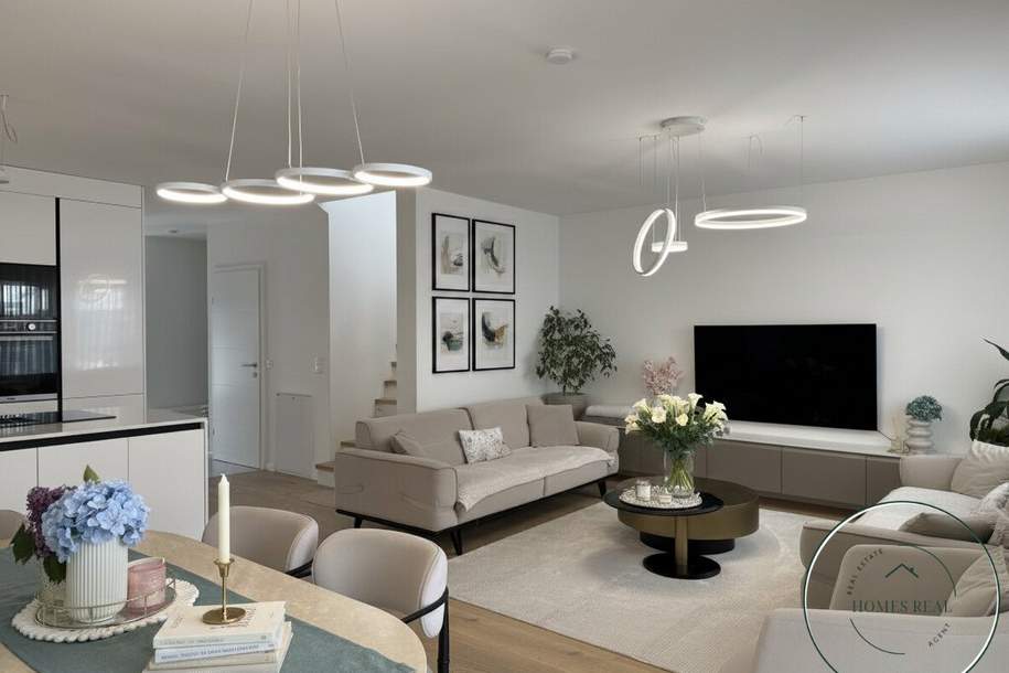Exklusives Wohnerlebnis für Familien: Hochwertiges Design trifft zukunftssichere Technik - Luftwärmepumpe &amp; Klimaanlage, Haus-kauf, 595.000,€, 2401 Bruck an der Leitha