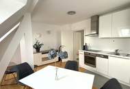 ***VOLLMÖBLIERTE Dachgeschosswohnung mit tollem Garten u. Garage***