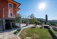 Laßnitzhöhe: Wohnen im Grünen! Familienhaus mit Aussicht, Wellness & viel Platz