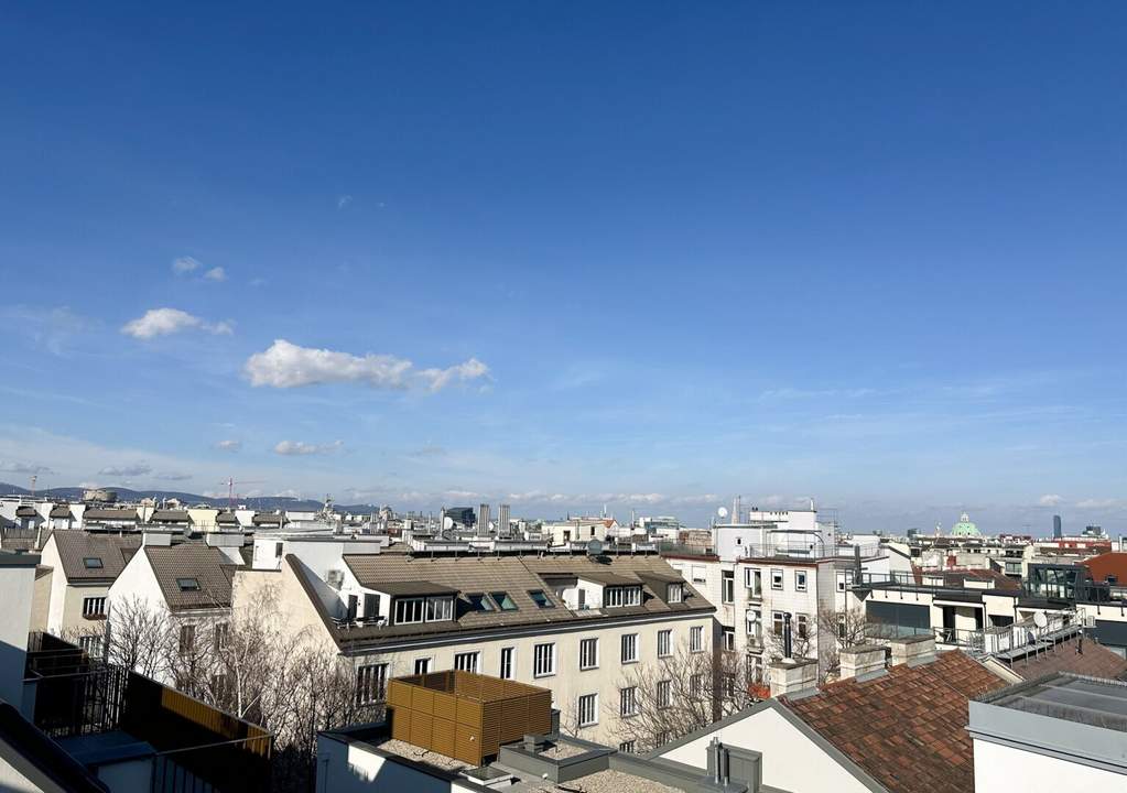 Erstbezug 4-Zimmer Wohnung mit Terrasse im DG, Nähe Wiedner Hauptstraße