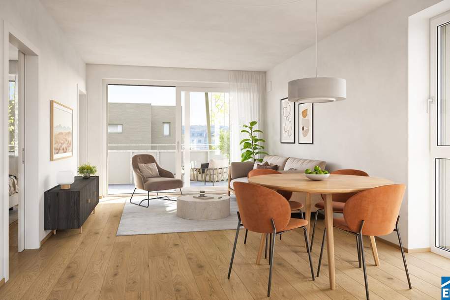 Modern wohnen – nachhaltig gebaut, Wohnung-kauf, 447.500,€, 2340 Mödling