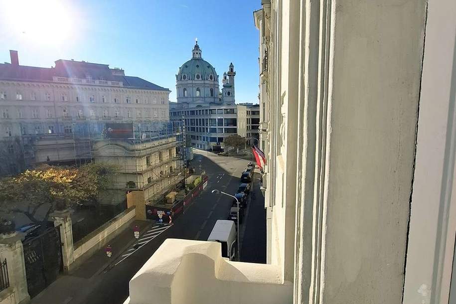 Schwarzenbergplatz: Tolles 8-Zimmer-Altbaubüro - VIDEO verfügbar !, Gewerbeobjekt-miete, 9.923,00,€, 1040 Wien 4., Wieden