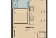 Perfekte Starterwohnung für Studierende – 1 Zimmer mit Loggia