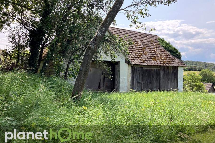 Bauland mit landwirtschaftlichem Gebäude und Altbaumbestand, Grund und Boden-kauf, 89.000,€, 7435 Oberwart