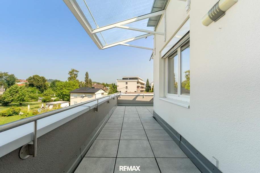 Lichtdurchflutete 4-Zimmer-Wohnung mit großzügiger Dachterrasse in zentrumsnaher Ruhelage, Wohnung-kauf, 459.000,€, 9020 Klagenfurt(Stadt)