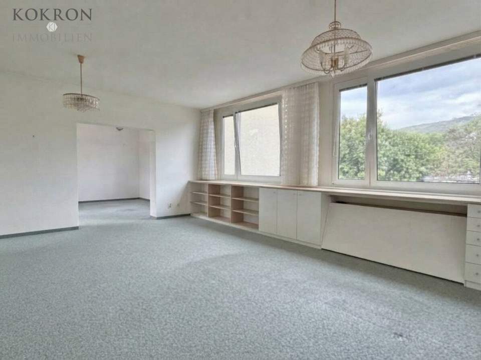 Ruhig wohnen mit Grünblick: 3,5-Zimmer-Wohnung mit Loggia & eigener Garage in Bad Vöslau