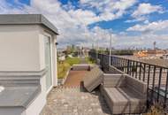 Exklusive Dachgeschoss-Maisonette mit 360° Wienblick und drei Terrassen - 1100 Wien