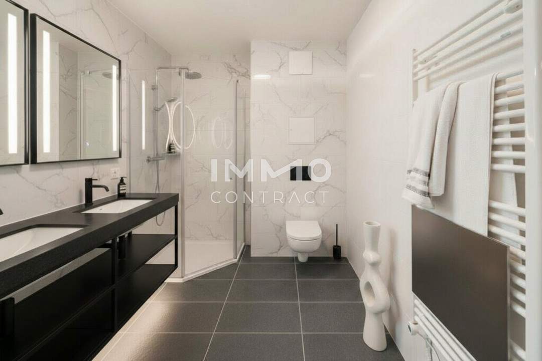 Erstbezug: Stilvolle 4-Zi Wohnung EG mit Garten, Terrasse, Garage in 1220 Wien!