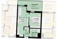 2-Zi Erstbezugswohnung mit Terrasse, U-Bahn Nähe & Tiefgarage in 1220 Wien!